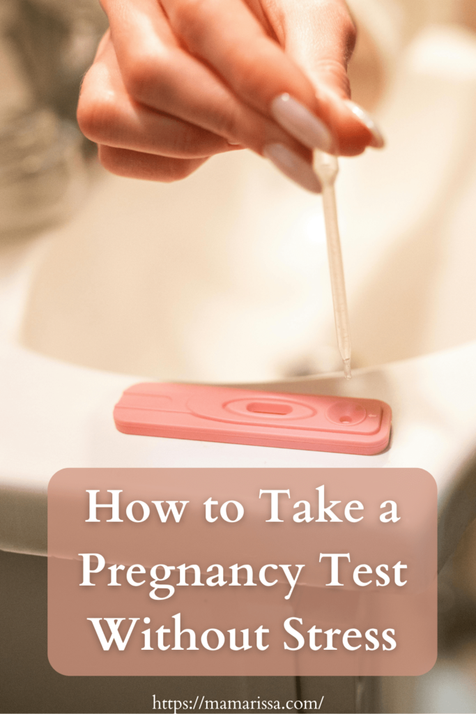 How to Take a Pregnancy Test Without Stress