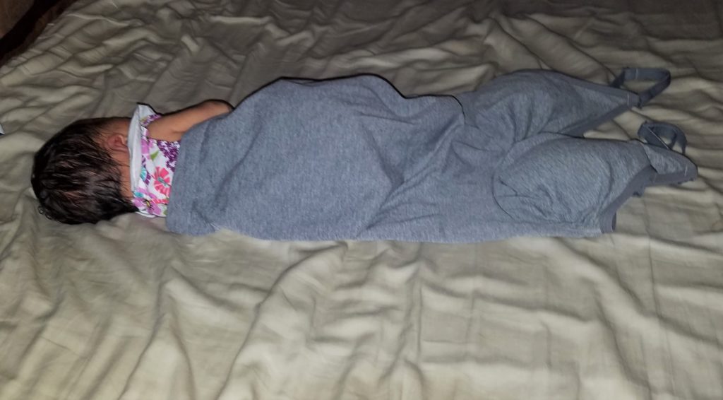 Mama Rissa's daughter sleeping on mommy's bed instead of sleep training.
