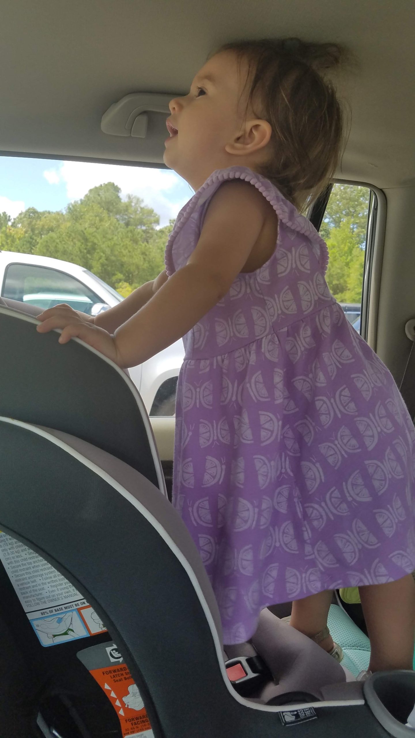 Mama Rissa's toddler still has infant acid reflux and doesn't want to sit in her carseat.