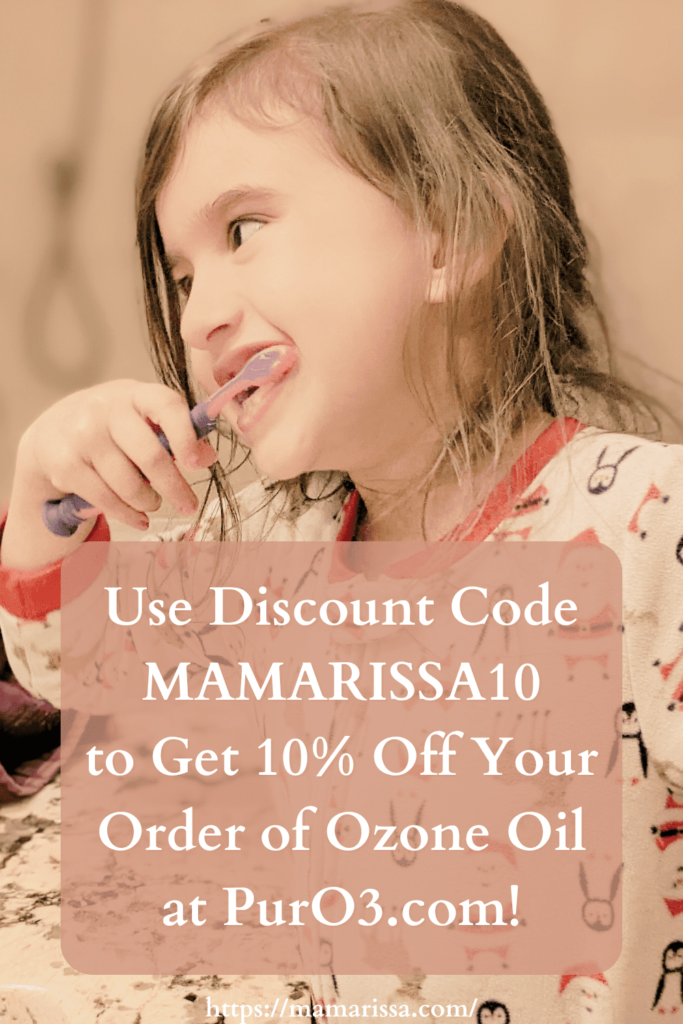 Use Discount Code MAMARISSA10 to Get 10% Off Your Order of Ozone Oil at PurO3.com!