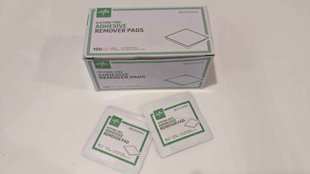 Medline adhesive remover pads