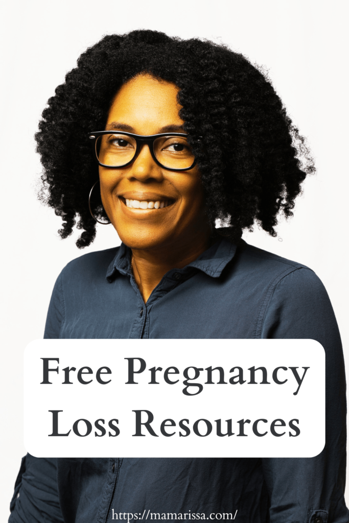 Free Pregnancy Loss Rescources