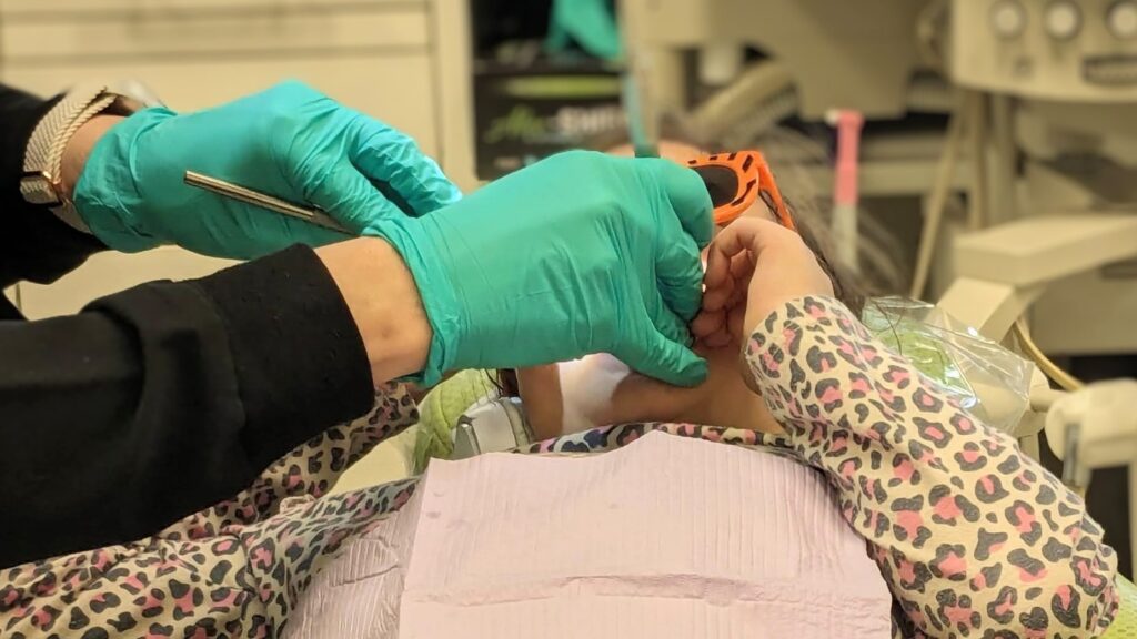 Image of Child at Dentist